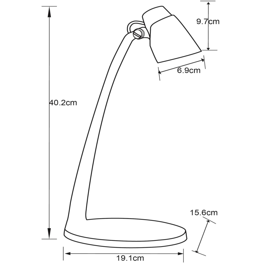 Lucide 18660/05/02 - LED Stolní lampa LUDO LED/4,5W/230V černá/zlatá