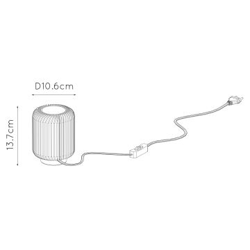 Lucide 26500/05/02 - LED Stolní lampa TURBIN LED/5W/230V