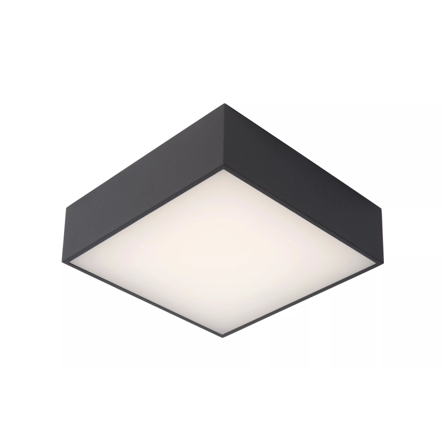 Lucide 27816/10/29 - LED Koupelnové stropní svítidlo ROXANE LED/12W/230V 24x24 cm IP54 černá