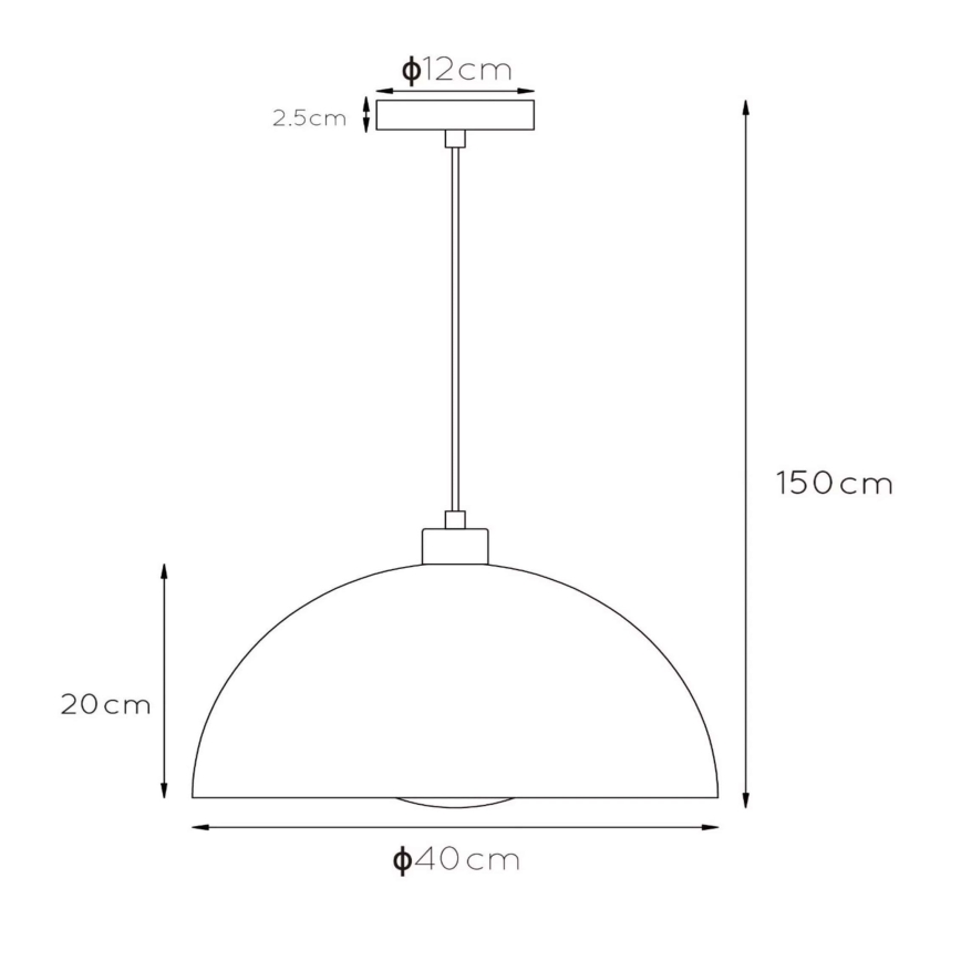 Lucide 45496/01/33 - Lustr na lanku SIEMON 1xE27/40W/230V zelená