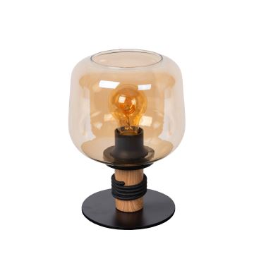 Lucide 45508/01/62 - Stolní lampa ILONA 1xE27/40W/230V černá/béžová