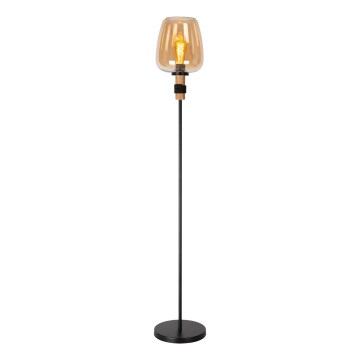 Lucide 45708/01/62 - Stojací lampa ILONA 1xE27/40W/230V černá/béžová