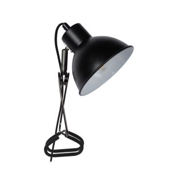 Lucide 45987/01/30 - Lampa s klipem MOYS 1xE27/40W/230V černá