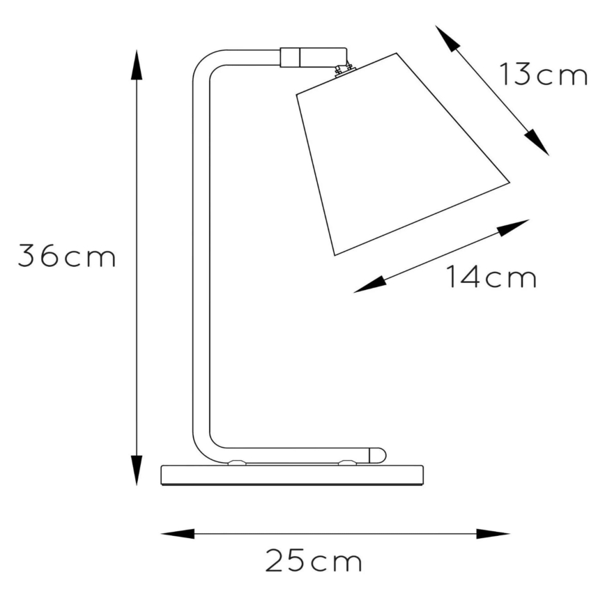 Lucide 71645/01/31 - Stolní lampa CONA 1xE14/40W/230V