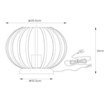 Lucide 78574/25/33 - Stolní lampa MANUELA 1xE27/40W/230V zelená