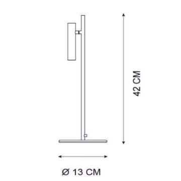 Lucide 79581/05/30 - LED Stmívatelná stolní lampa PHILON LED/4,5W/230V