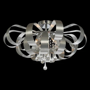 LUXERA 64410 - Křišťálový přisazený lustr RIBBON CRYSTAL 6xG9/33W/230V