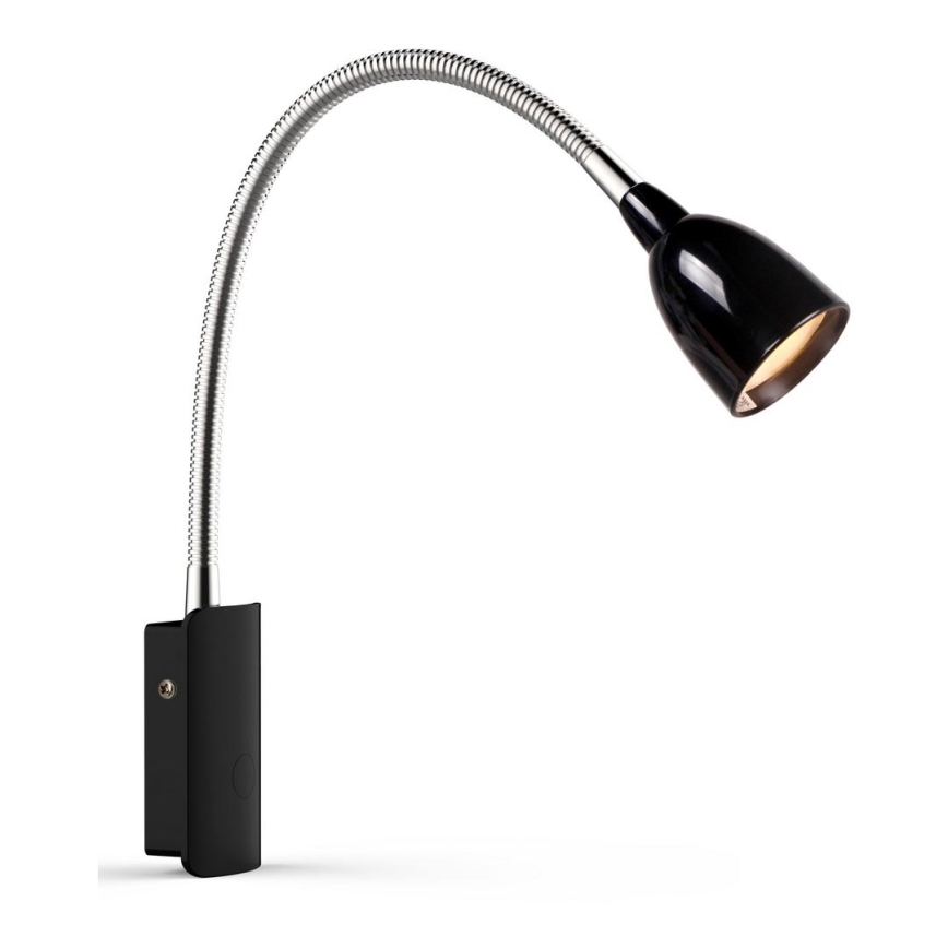 Markslöjd 105940 - LED Flexibilní lampička TULIP LED/2,5W/230V černá