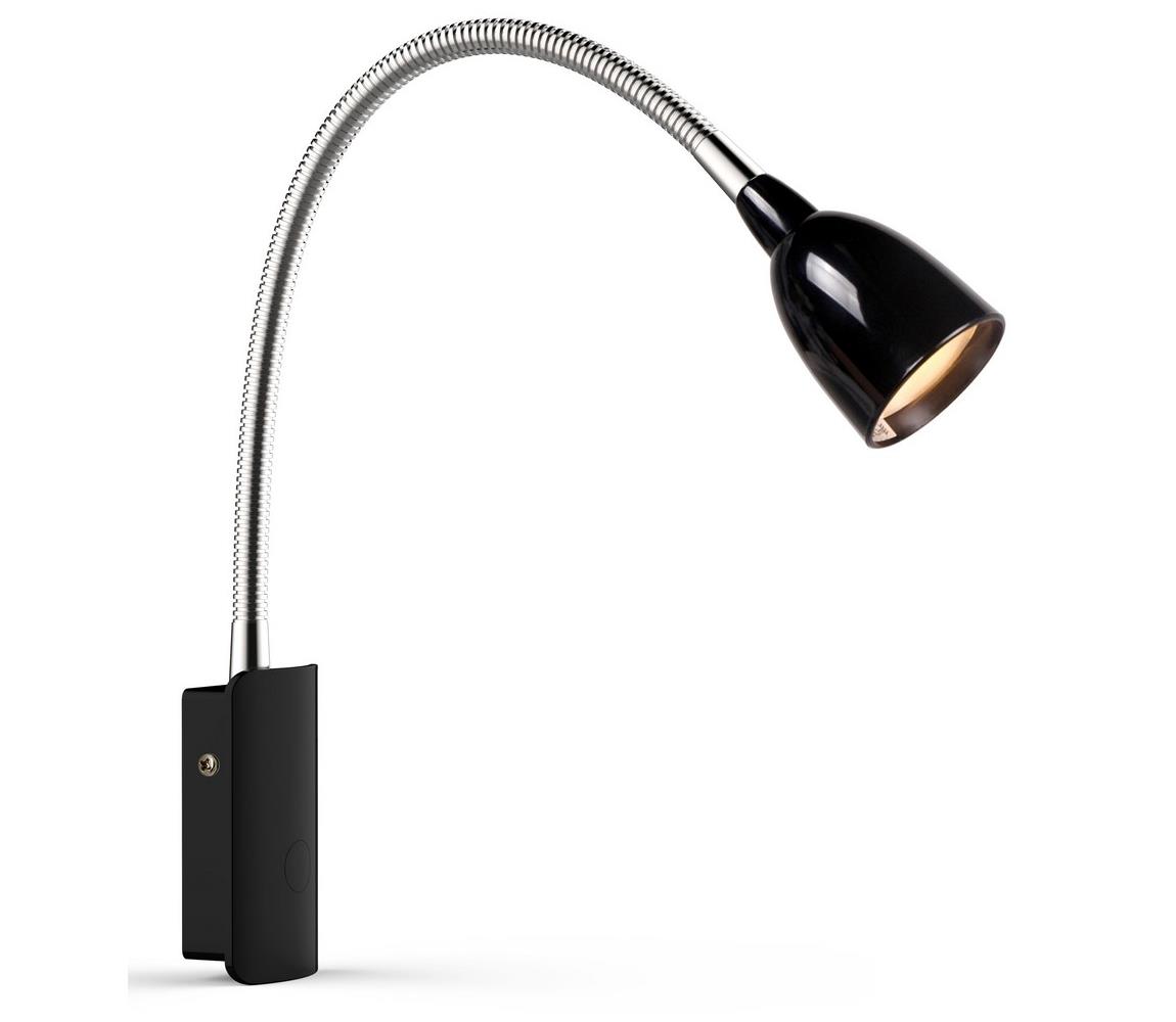 Markslöjd Markslöjd 105940 - LED Flexibilní lampička TULIP LED/2,5W/230V černá 