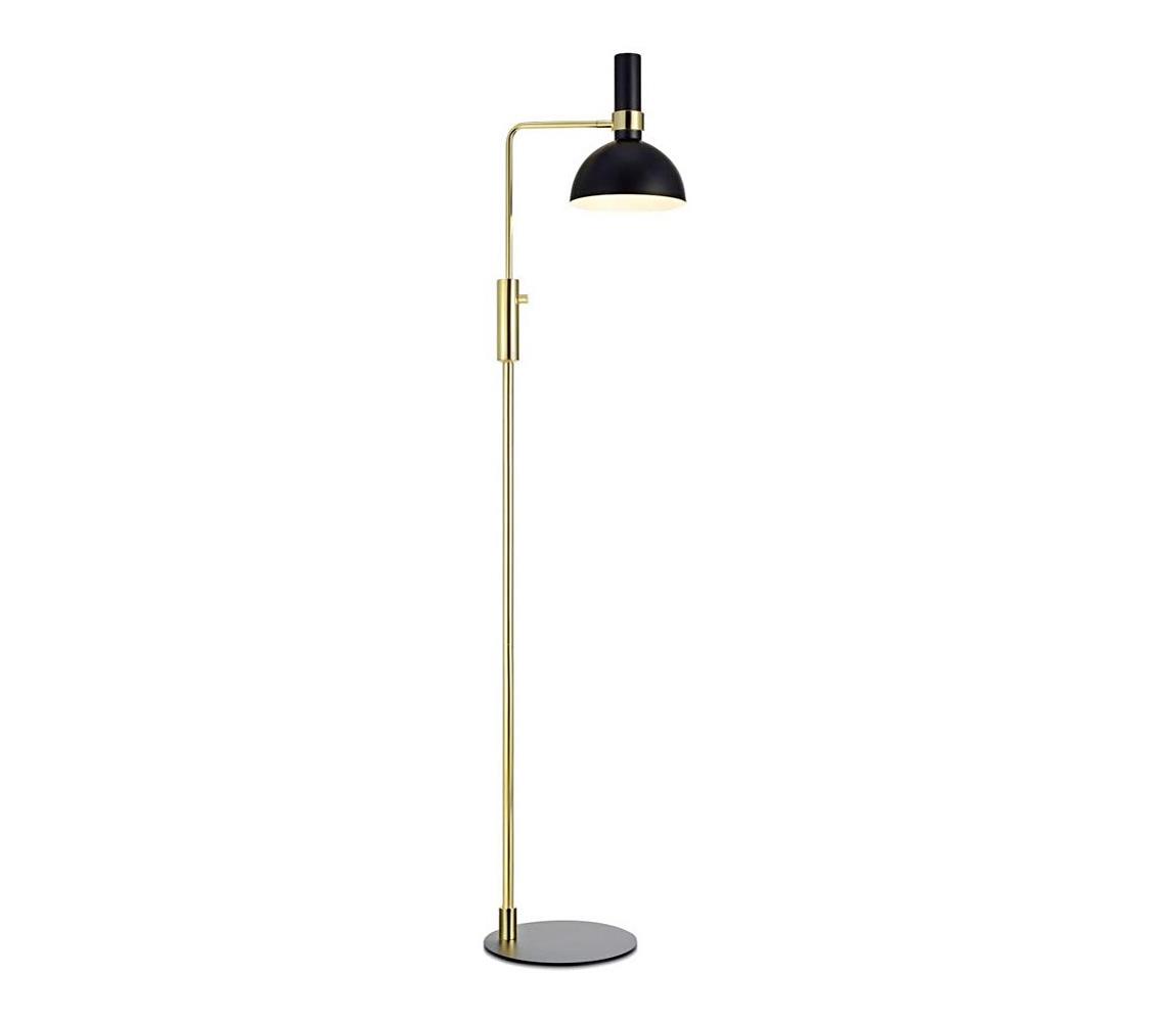 Markslöjd Markslöjd 106972 - Stmívatelná stojací lampa LARRY 1xE27/60W/230V černá/zlatá 
