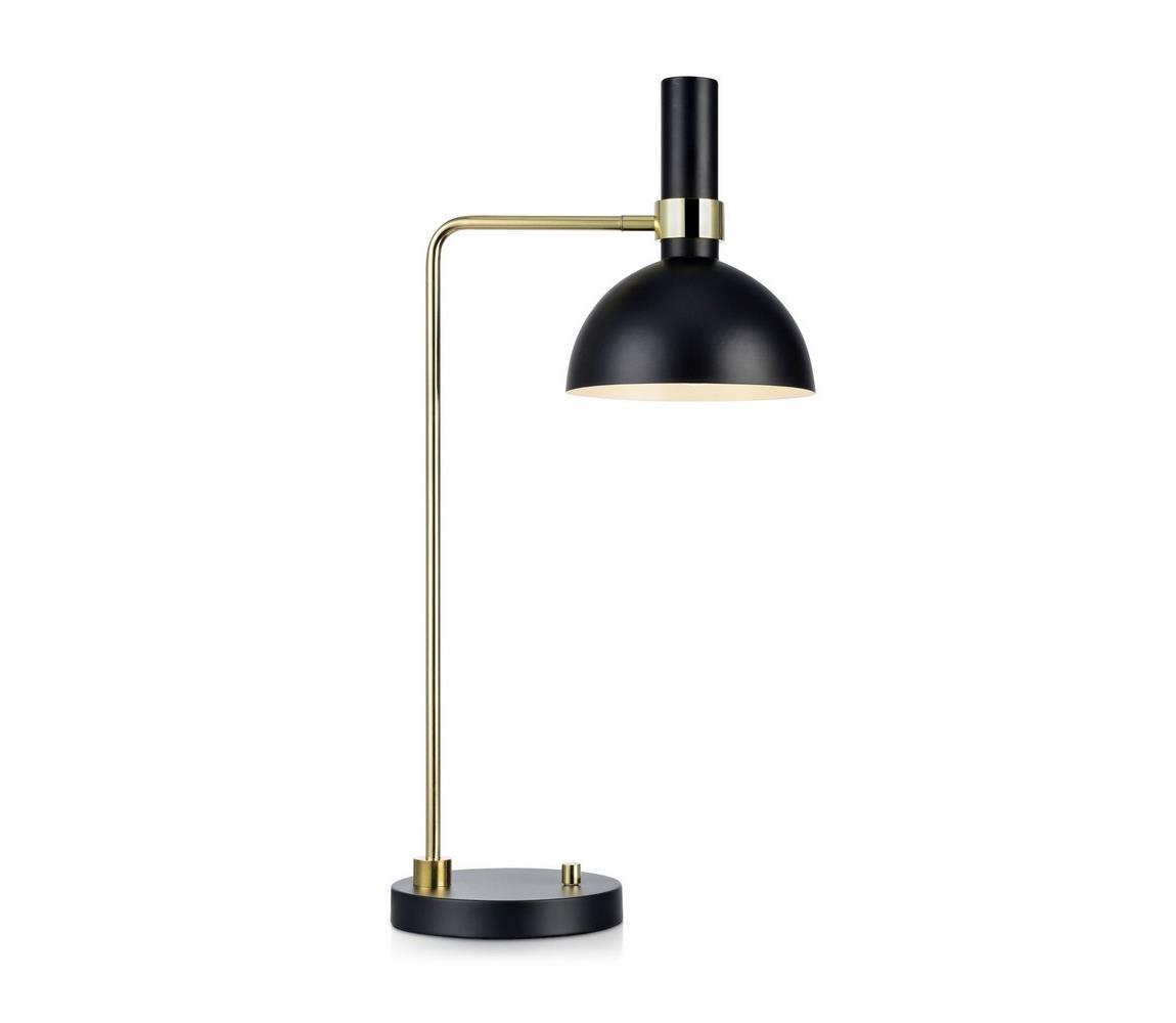 Markslöjd Markslöjd 106973 - Stmívatelná stolní lampa LARRY 1xE27/60W/230V černá/zlatá ML0183