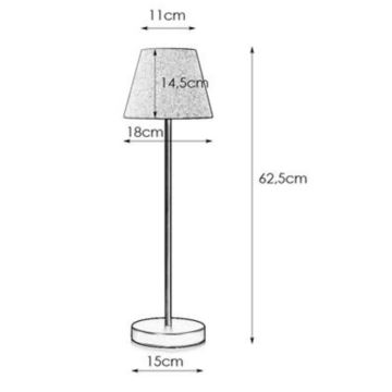 Markslöjd 108114 - Stolní lampa COZY 1xE14/40W/230V