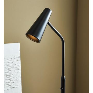 Markslöjd 108206 - Stojací lampa CREST 1xGU10/7W/230V černá