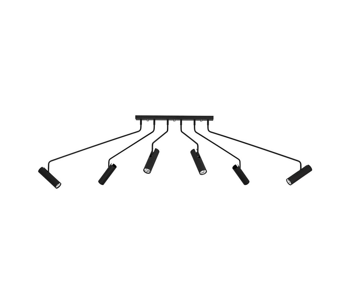 Markslöjd Markslöjd 108508 - Bodové svítidlo RAMUS 6xGU10/25W/230V černá 