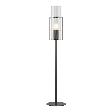 Markslöjd 108556 - Stolní lampa TUBO 1xE14/40W/230V 65 cm černá/čirá