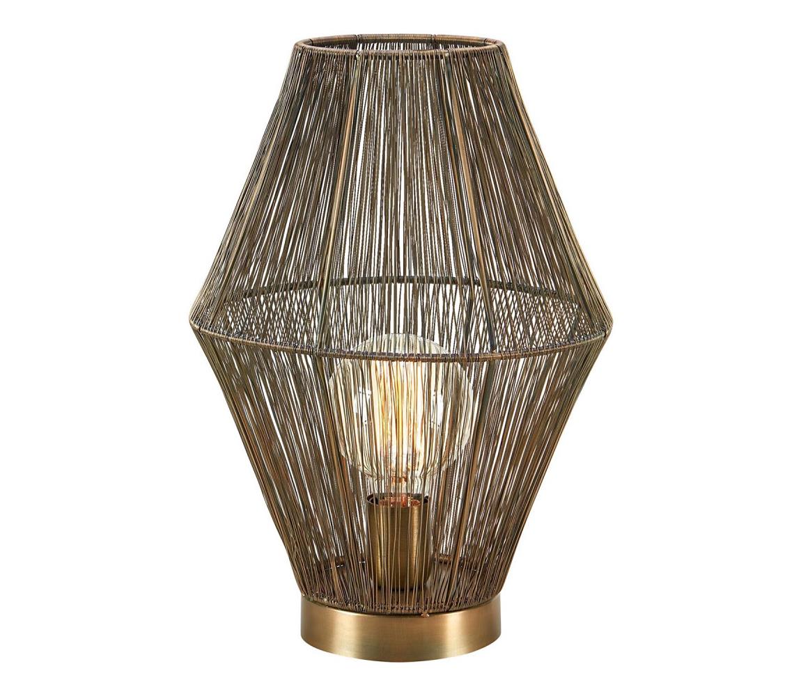 Markslöjd Markslöjd 108665 - Stolní lampa CASA 1xE27/40W/230V mosaz 