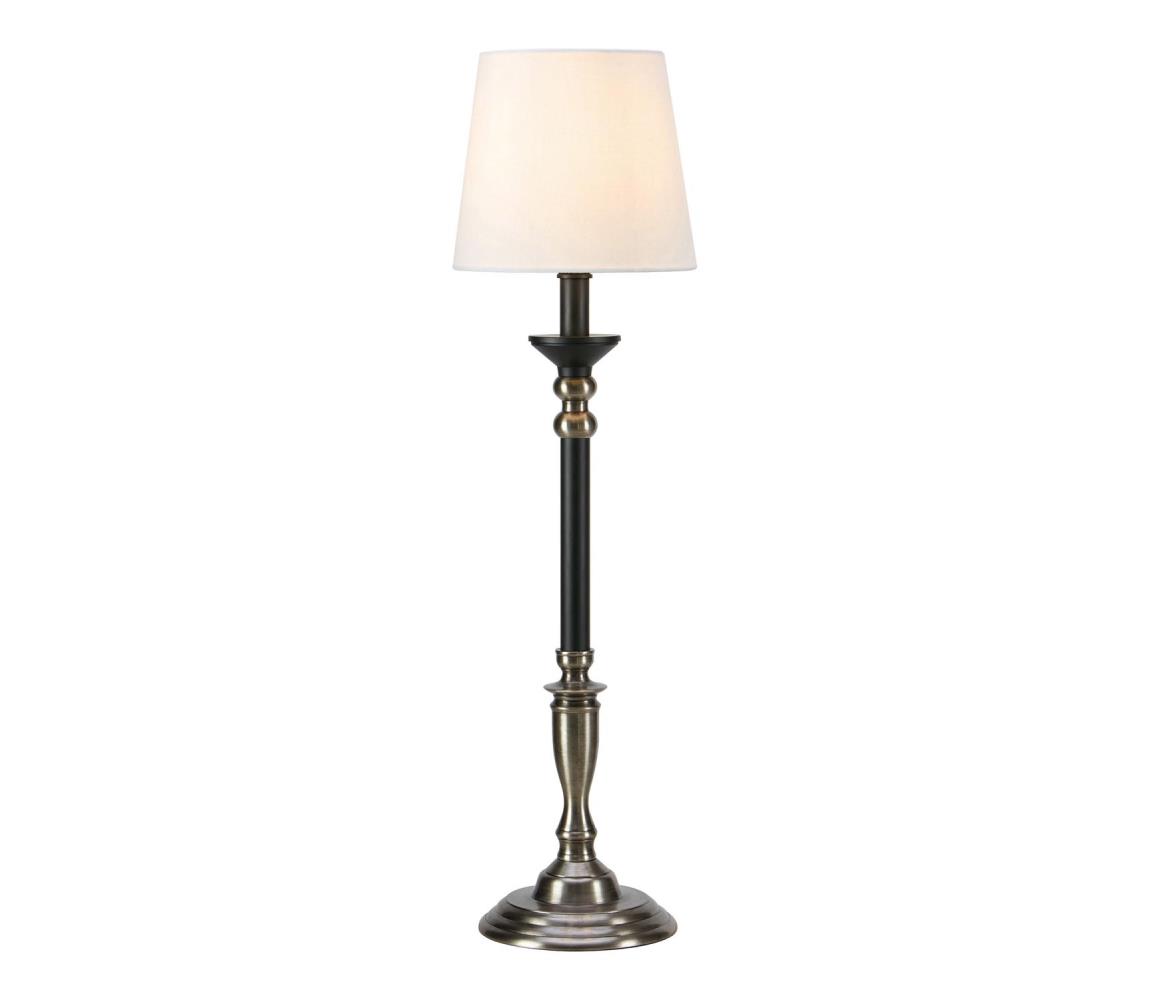 Markslöjd Markslöjd 108680 - Stolní lampa GENT 1xE27/40W/230V chrom/černá/bílá 