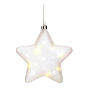 Markslöjd 704489 - LED Vánoční dekorace LISETTE 10xLED/0,3W/3xAA hvězda
