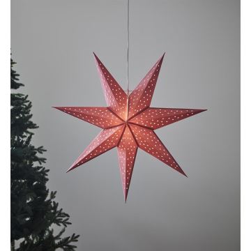 Markslöjd 704904 - Vánoční dekorace CLARA 1xE14/6W/230V 75 cm růžová