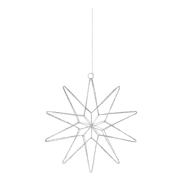 Markslöjd 705750 - LED Vánoční dekorace GLEAM LED/0,6W/3xAA stříbrná