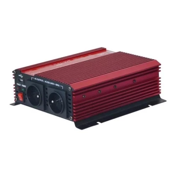 Měnič napětí 1000W/12/230V + USB