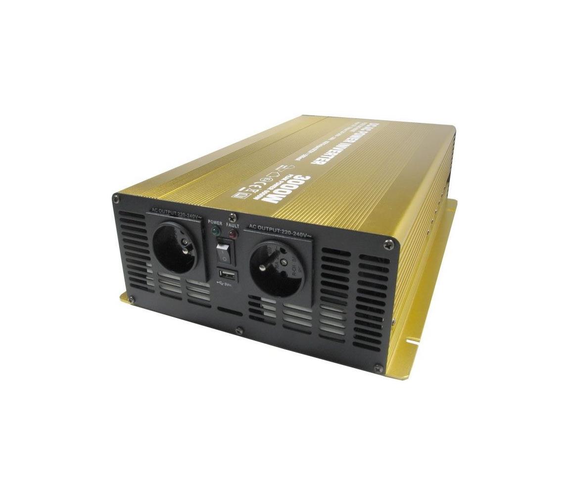 HADEX Měnič napětí 3000W/24/230V HD0253