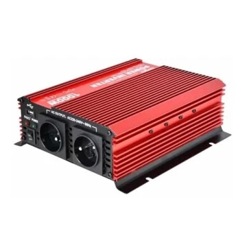 Měnič napětí CARSPA 1000W/24/230V + USB