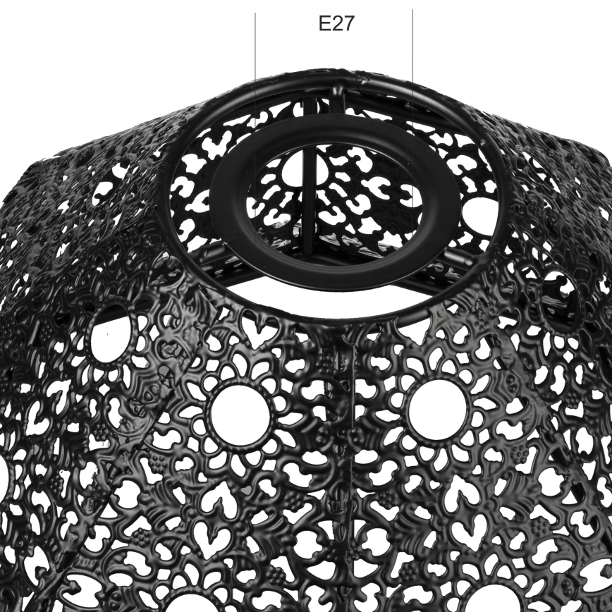 Náhradní stínidlo SAMIRA E27 pr. 33 cm černá