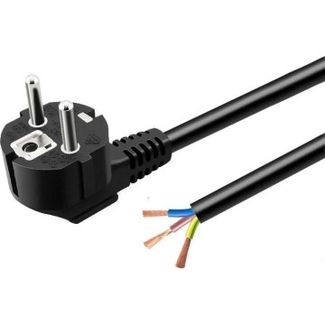 Napájecí kabel 3 m 230V černá
