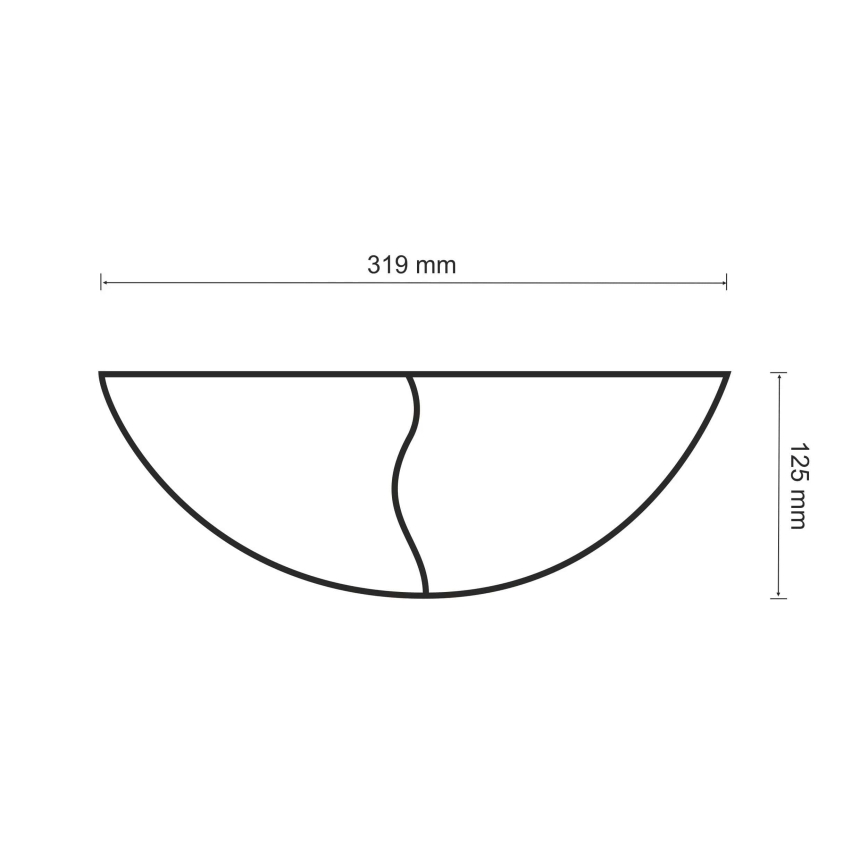 Nástěnné svítidlo FALA 1xE14/12W/230V sádra/bílá