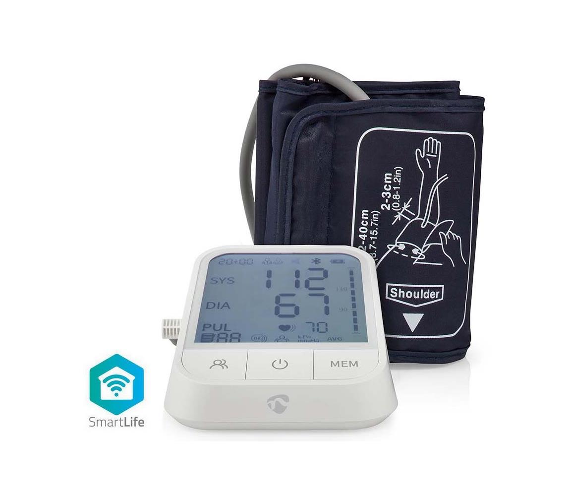 Nedis Nedis BTHBP10WT - Chytrý monitor krevního tlaku Tuya 4xAAA NE0676