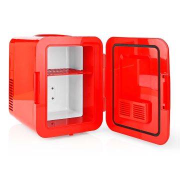 Přenosná mini lednička 50W/230V červená