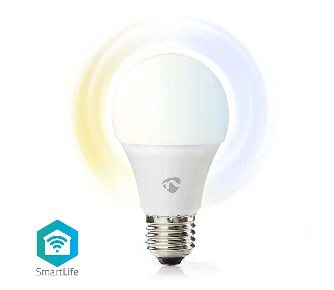 Nedis NedisWIFILRW10E27-LED Stmívatelná žárovka SmartLife E27/9W/230V Wi-Fi 2700-6500K NE0416