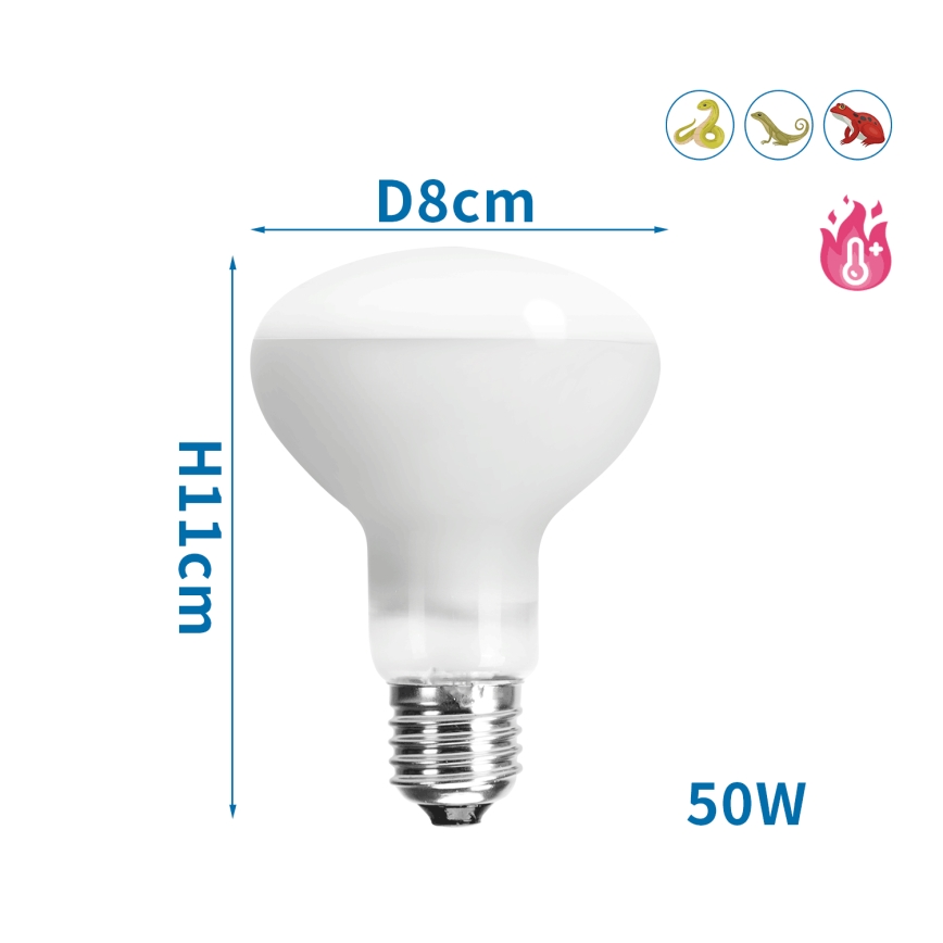 Nobleza - UVA Žárovka do terárií E27/50W/230V IP54