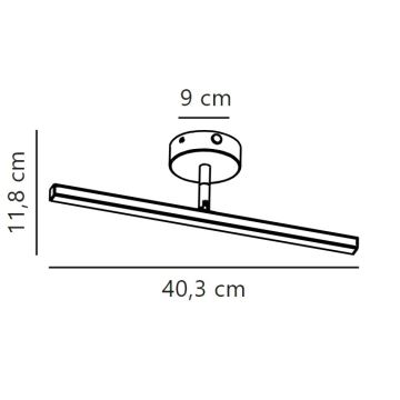 Nordlux - LED Koupelnové osvětlení zrcadla IP LED/6,2W/230V IP44 40 cm matný chrom