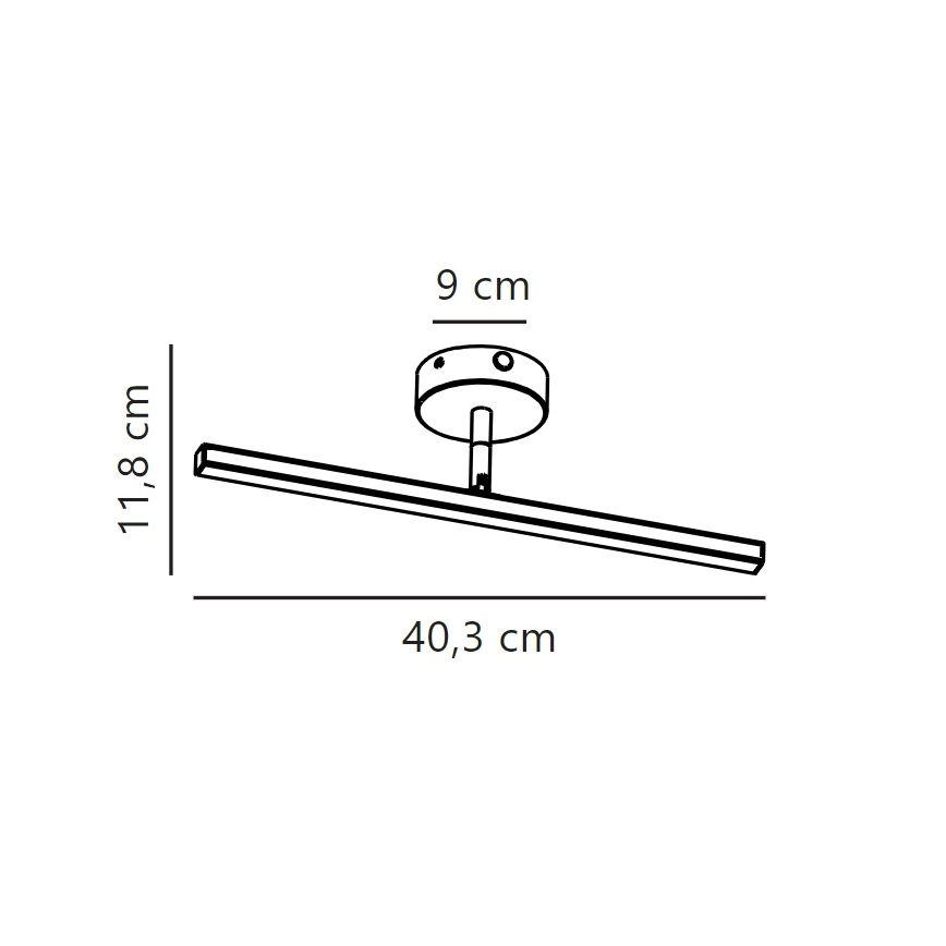 Nordlux - LED Koupelnové osvětlení zrcadla IP LED/6,2W/230V IP44 40 cm matný chrom