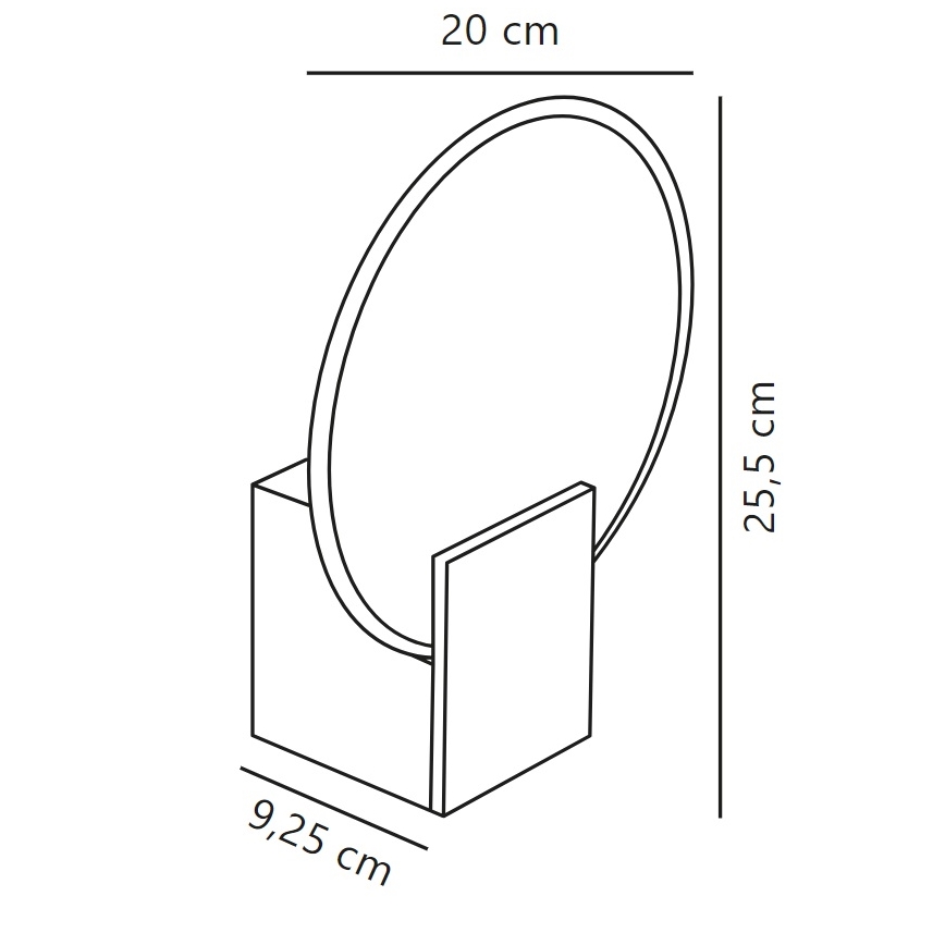 Nordlux - LED Stmívatelné koupelnové nástěnné svítidlo HESTER LED/9,5W/230V IP44 bílá