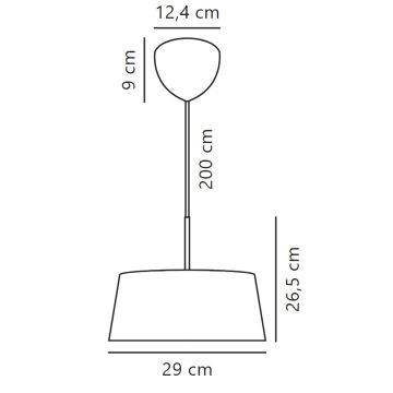 Nordlux - Lustr na lanku CLASI 3xE14/10W/230V pr. 29 cm