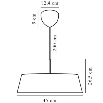 Nordlux - Lustr na lanku CLASI 3xE14/15W/230V pr. 45 cm