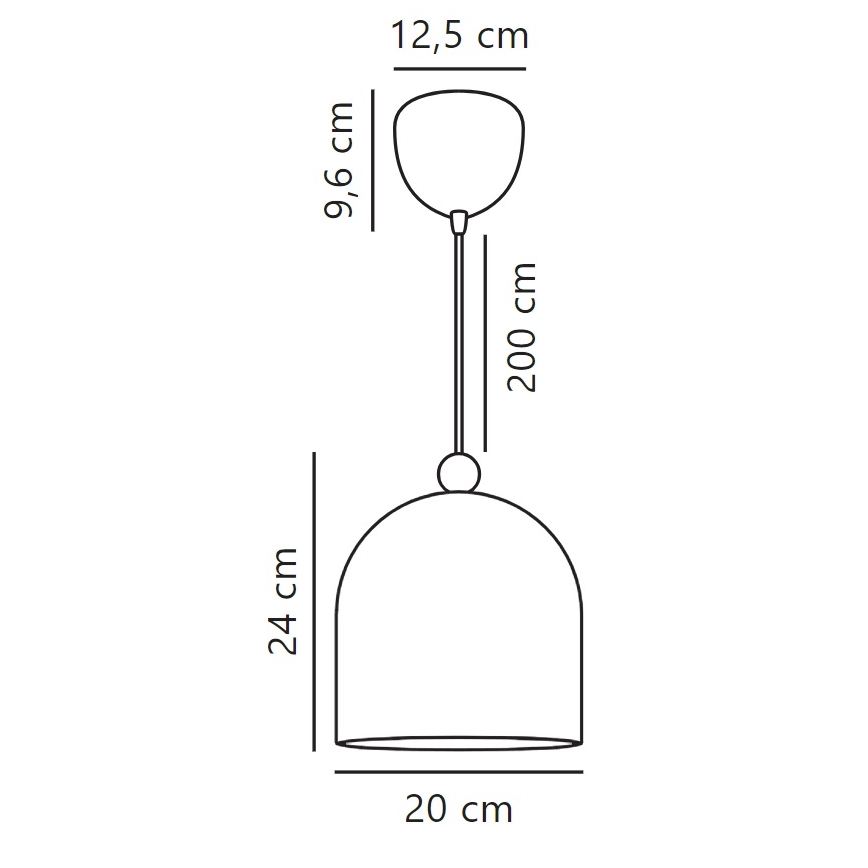 Nordlux - Lustr na lanku GASTON 1xE27/40W/230V zelená/bílá