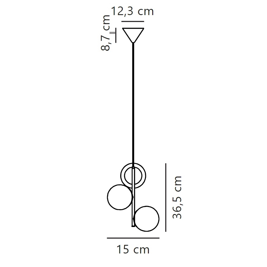 Nordlux - Lustr na lanku LILLY 3xE14/40W/230V zlatá