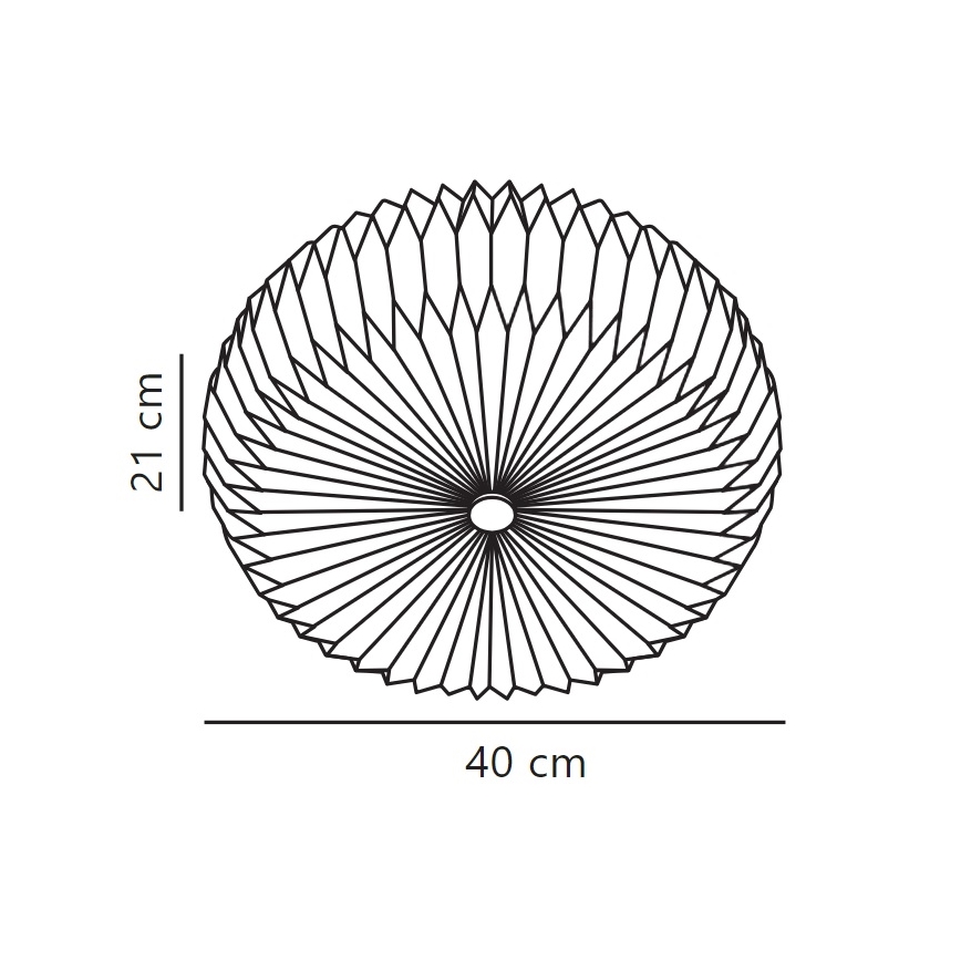 Nordlux - Nástěnné svítidlo BELLOY 2xE27/25W/230V pr. 40 cm