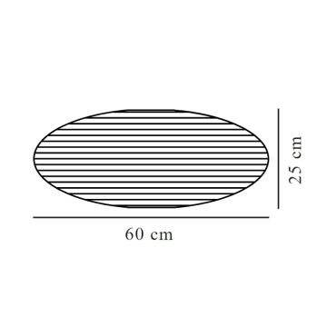 Nordlux - Stínidlo VILLO E27 pr. 60 cm hnědá