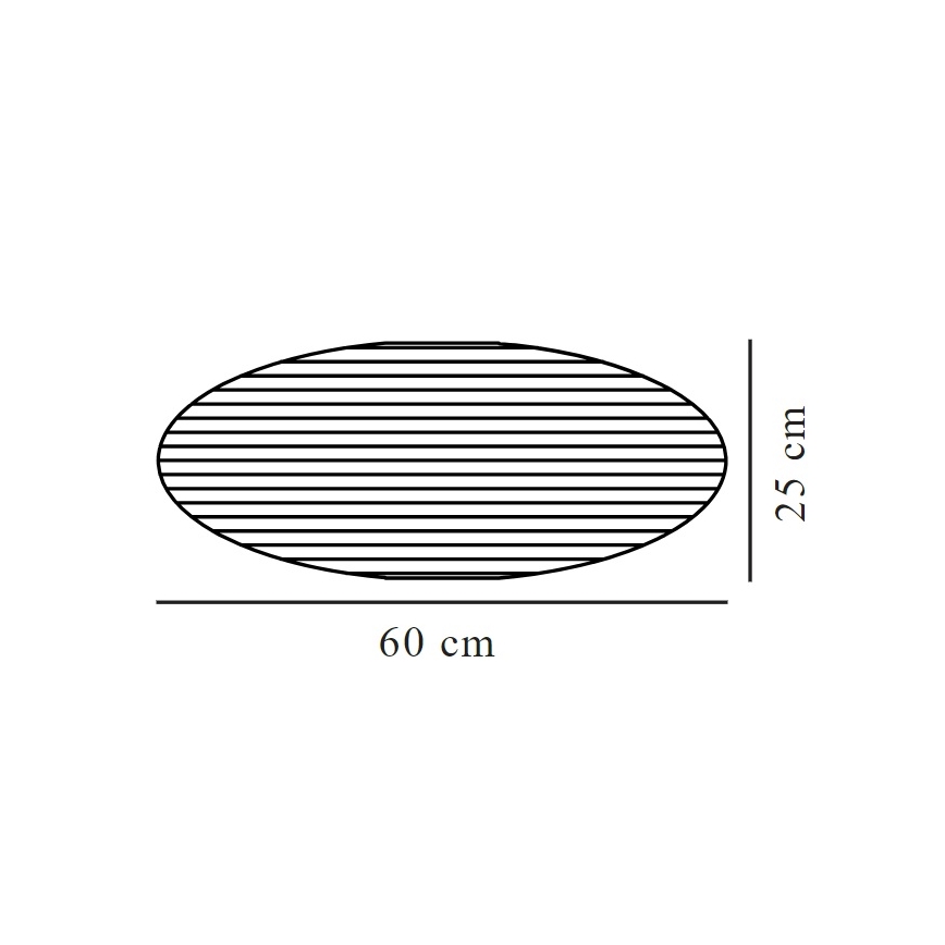 Nordlux - Stínidlo VILLO E27 pr. 60 cm hnědá