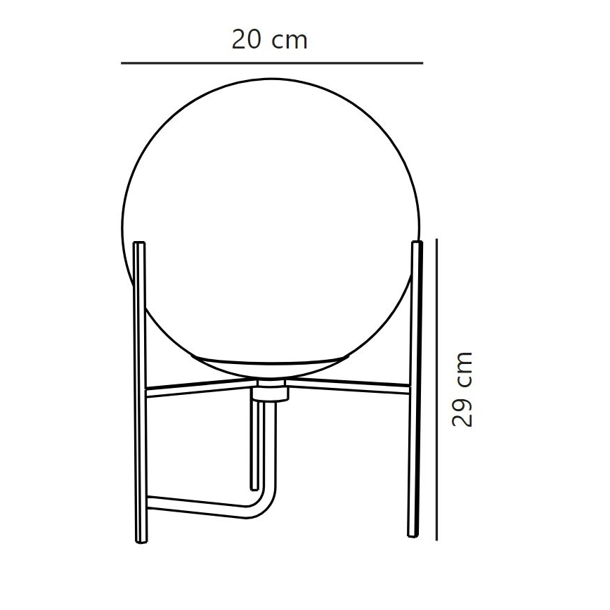 Nordlux - Stolní lampa ALTON 1xE14/15W/230V