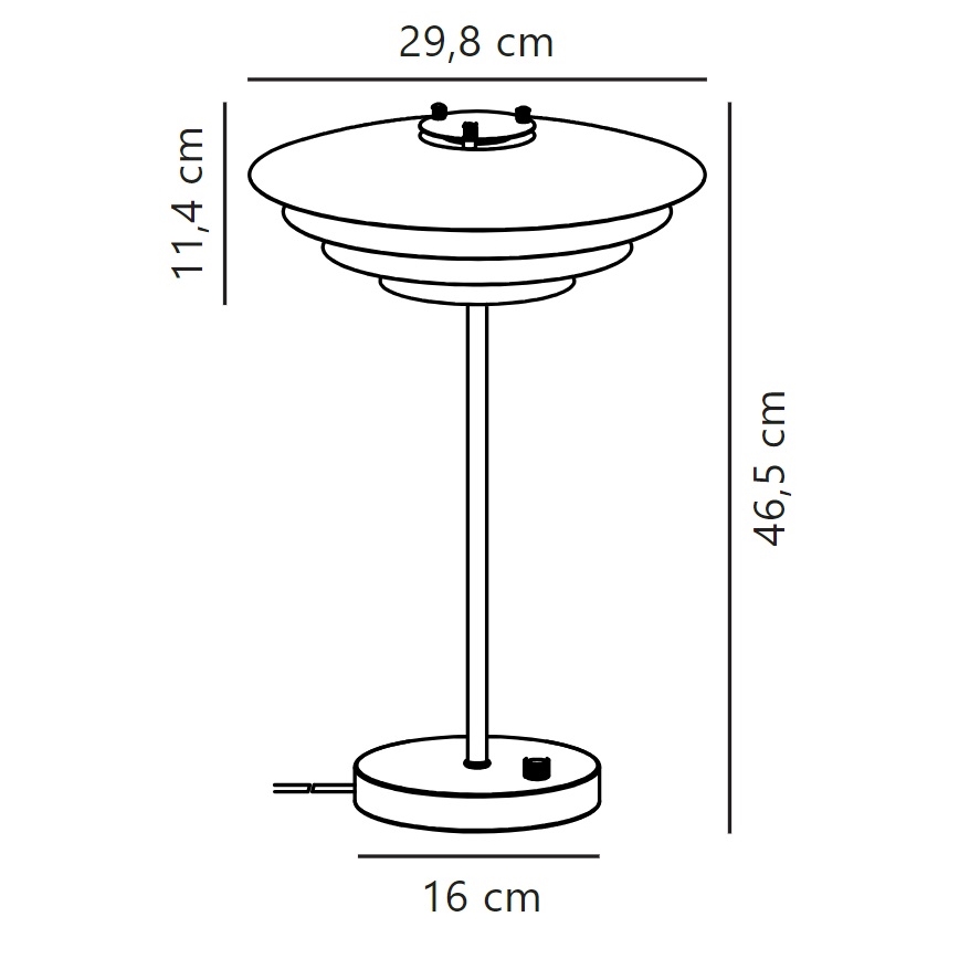 Nordlux - Stolní lampa BRETAGNE 1xG9/25W/230V antracit