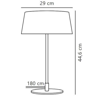 Nordlux - Stolní lampa CLASI 3xE14/10W/230V