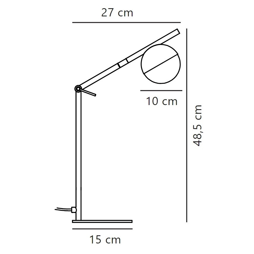 Nordlux - Stolní lampa CONTINA 1xG9/5W/230V černá