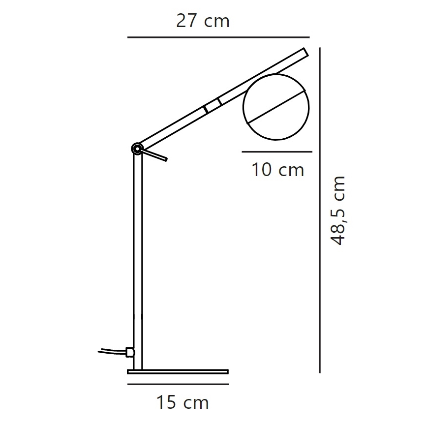 Nordlux - Stolní lampa CONTINA 1xG9/5W/230V mosaz