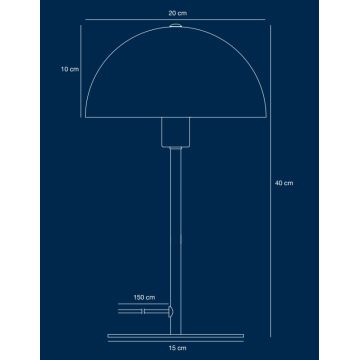 Nordlux - Stolní lampa ELLEN 1xE14/40W/230V zlatá/černá